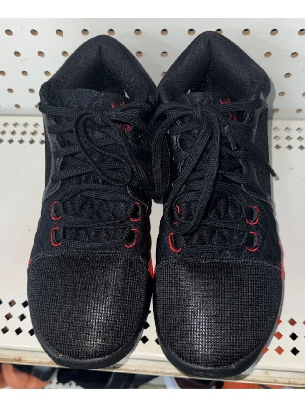 Nike LeBron Witness 8 Bred Mens Basketball Shoes Size 7.5 Black Red FB2239-005